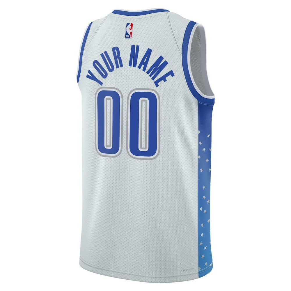 Orlando Magic Unisex 2025/26 City Edition Swingman Custom Jersey Silver - NBA