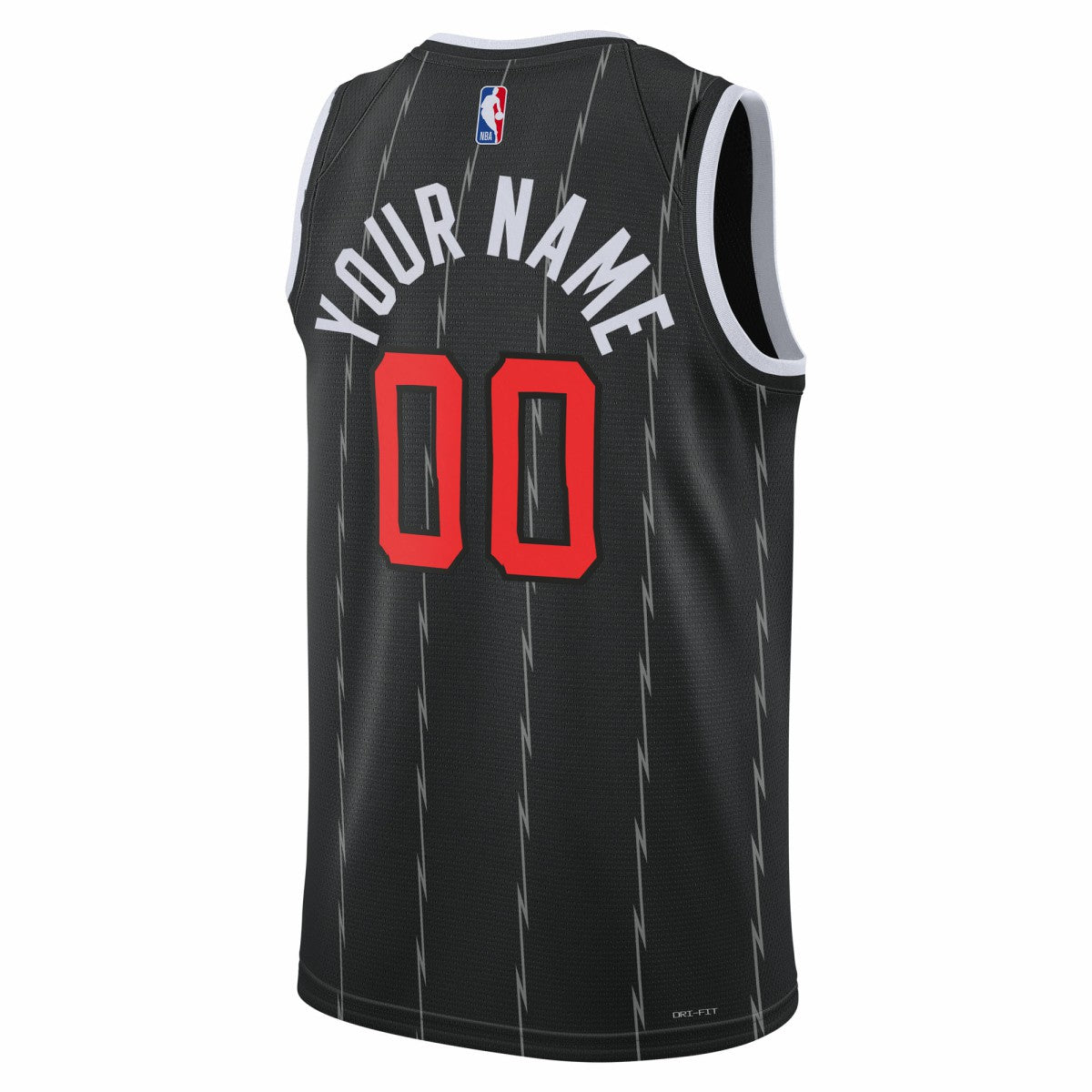 Toronto Raptors Unisex 2025/26 City Edition Swingman Custom Jersey Black - NBA