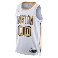 Boston Celtics Unisex 2025/26 City Edition Swingman Custom Jersey White - NBA