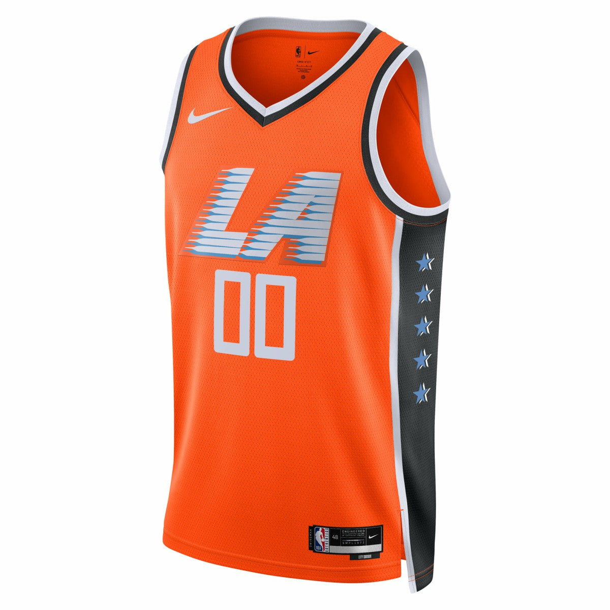 LA Clippers Unisex 2025/26 City Edition Swingman Custom Jersey Orange - NBA