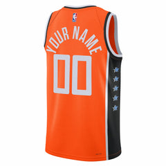 LA Clippers Unisex 2025/26 City Edition Swingman Custom Jersey Orange - NBA