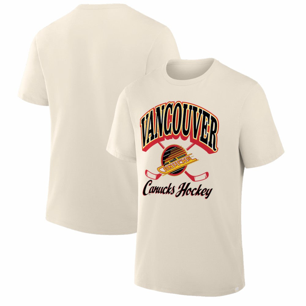 Vancouver Canucks Alternate Legacy T-Shirt - Cream - NHL