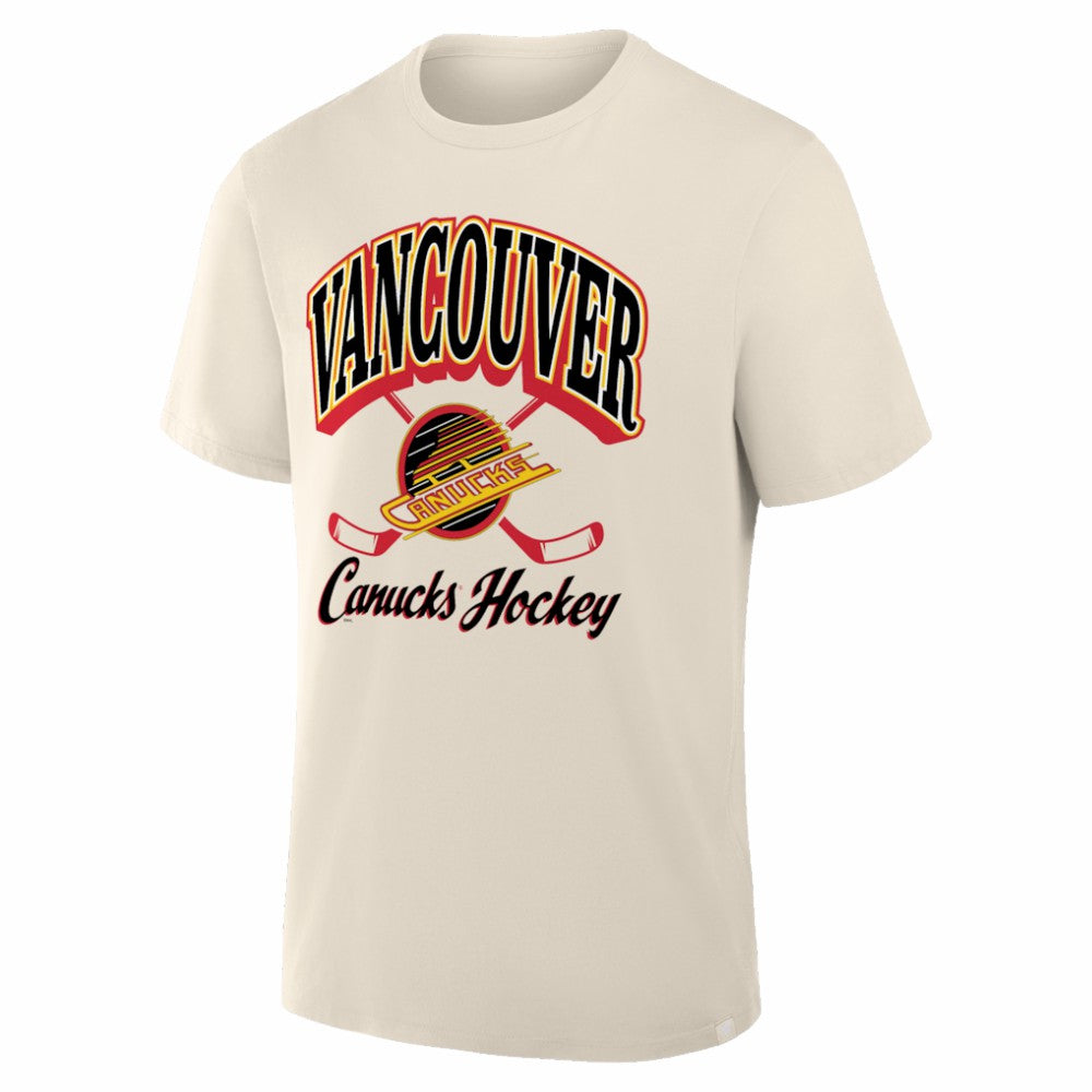 Vancouver Canucks Alternate Legacy T-Shirt - Cream - NHL