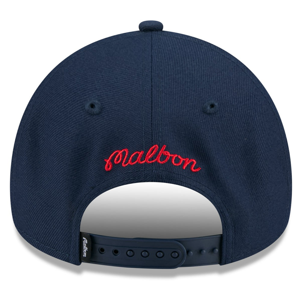 Washington Wizards x Malbon Golf Unisex 9FORTY A-Frame Adjustable Hat Navy - NBA