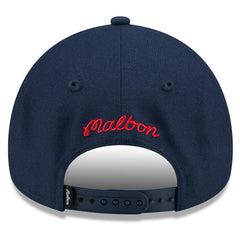 Washington Wizards x Malbon Golf Unisex 9FORTY A-Frame Adjustable Hat Navy - NBA