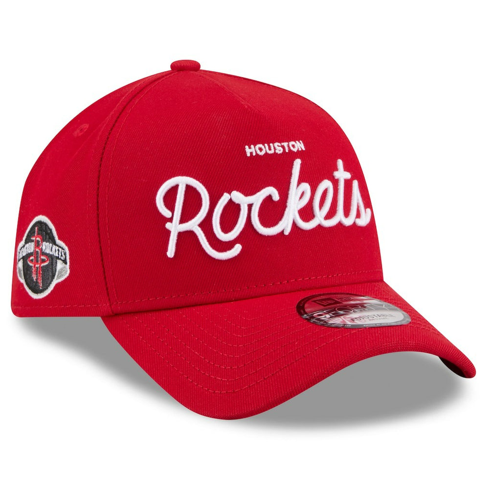 Houston Rockets x Malbon Golf Unisex 9FORTY A-Frame Adjustable Hat Red - NBA