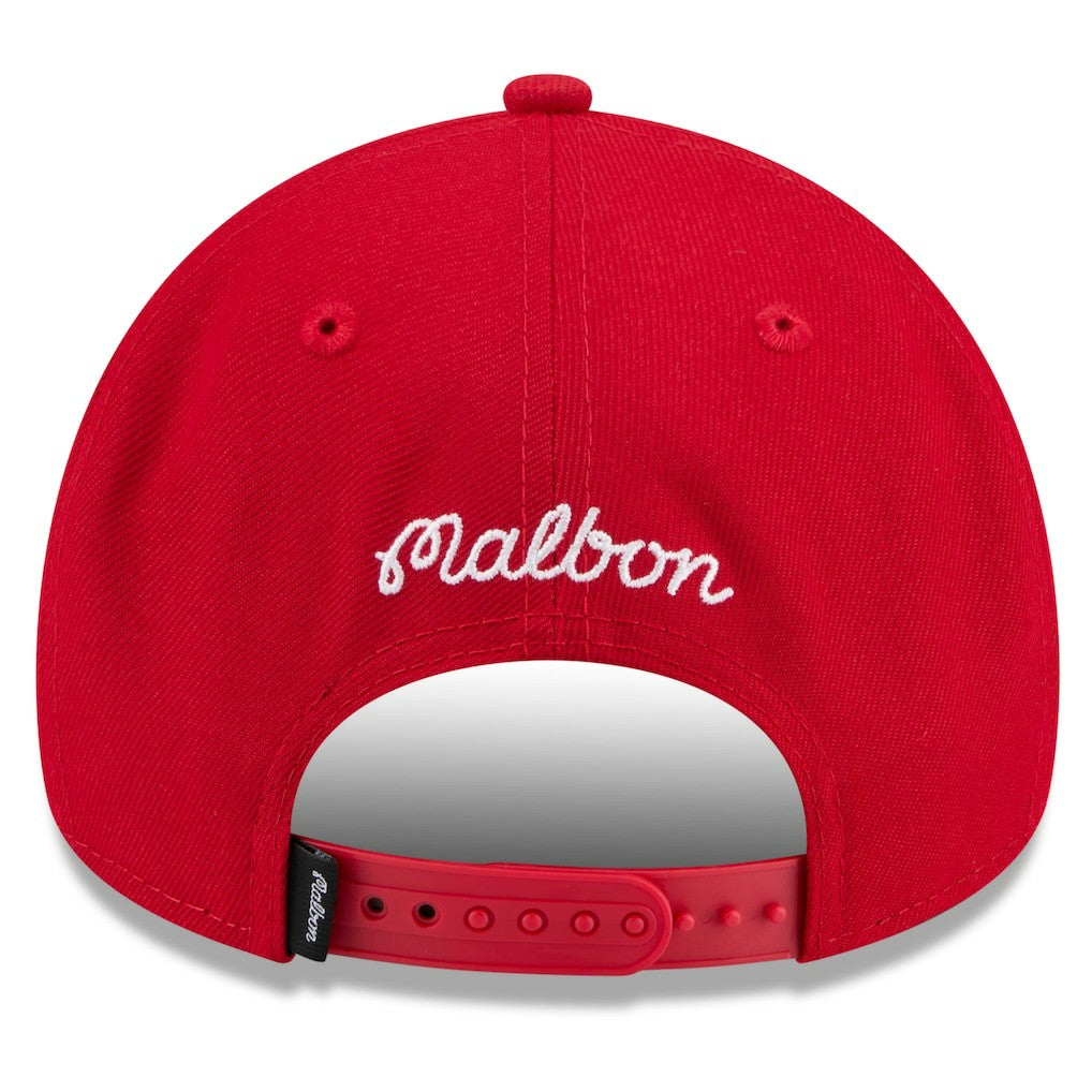 Houston Rockets x Malbon Golf Unisex 9FORTY A-Frame Adjustable Hat Red - NBA