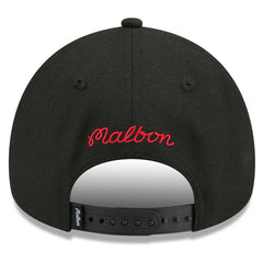 Chicago Bulls x Malbon Golf Unisex 9FORTY A-Frame Adjustable Hat Black - NBA