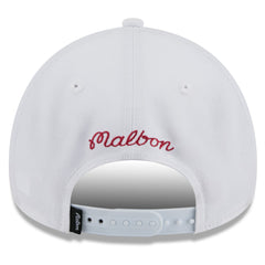 Miami Heat x Malbon Golf Unisex 9FORTY A-Frame Adjustable Hat White - NBA