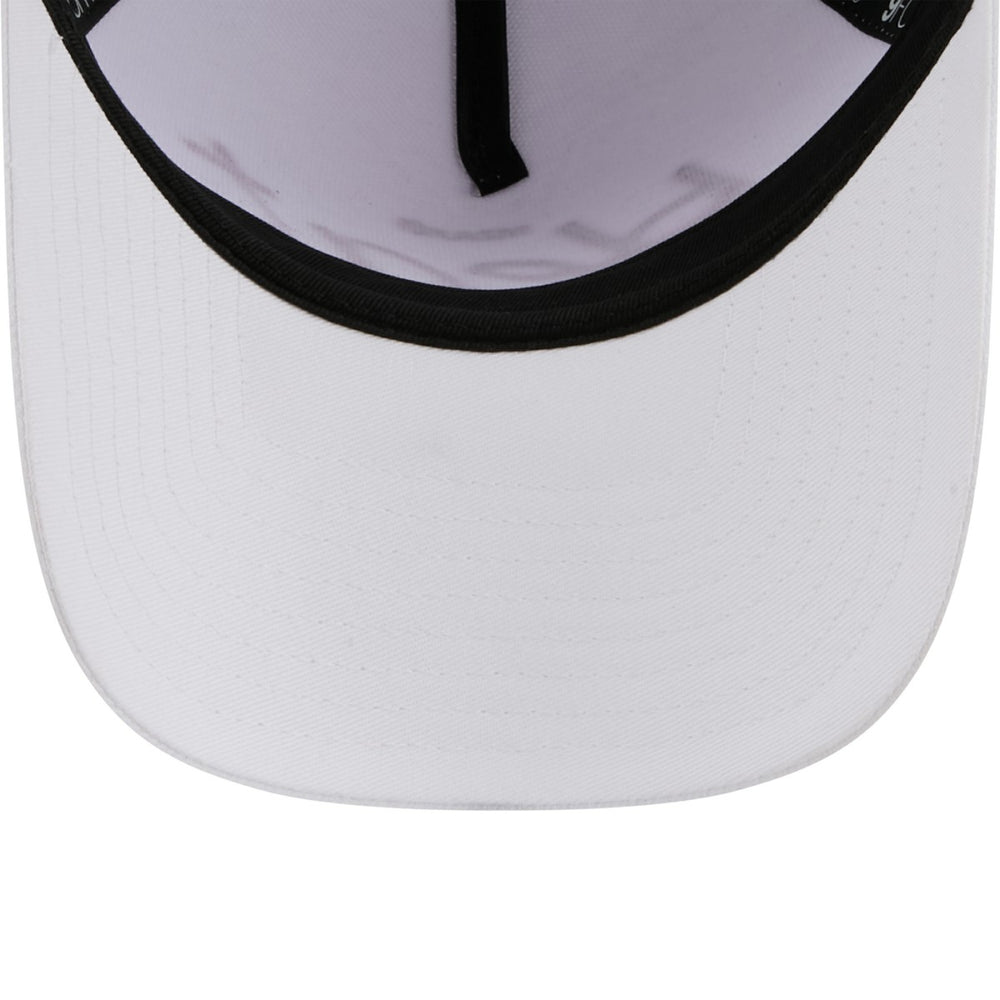 Miami Heat x Malbon Golf Unisex 9FORTY A-Frame Adjustable Hat White - NBA