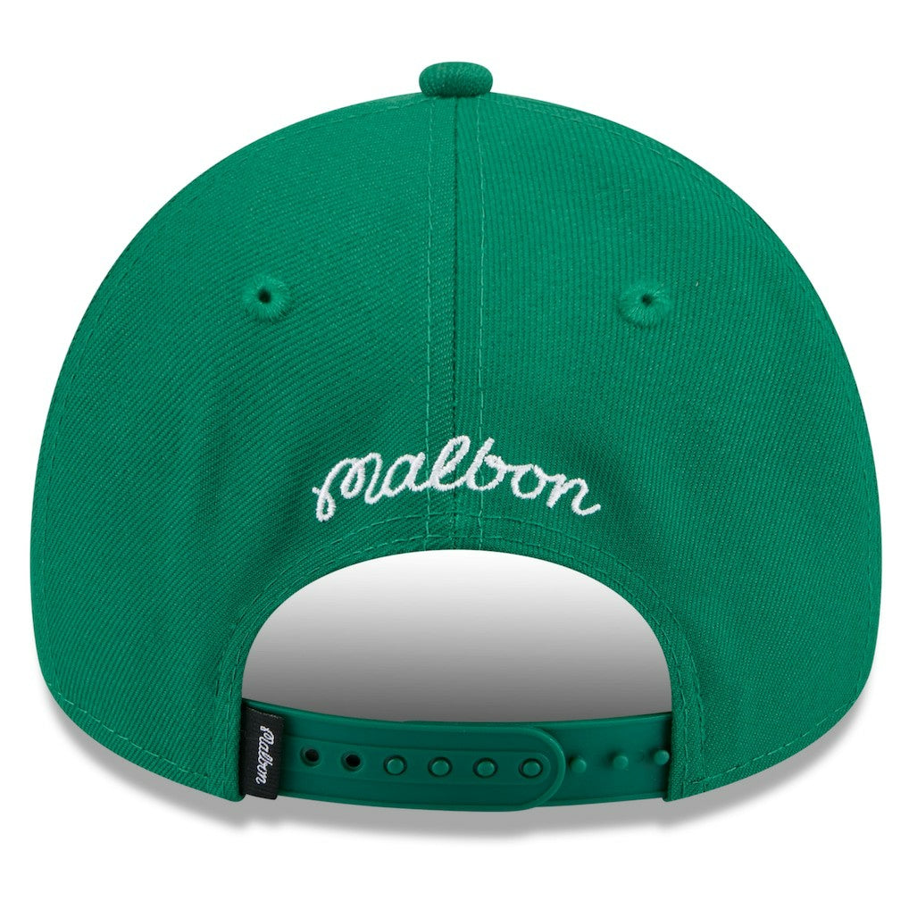 Boston Celtics x Malbon Golf Unisex 9FORTY A-Frame Adjustable Hat Green - NBA