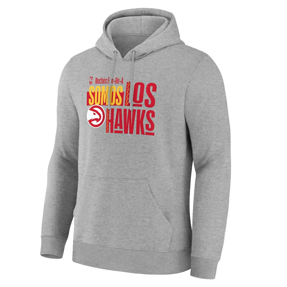 Atlanta Hawks Noches Training Hoodie Gray - NBA