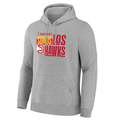 Atlanta Hawks Noches Training Hoodie Gray - NBA
