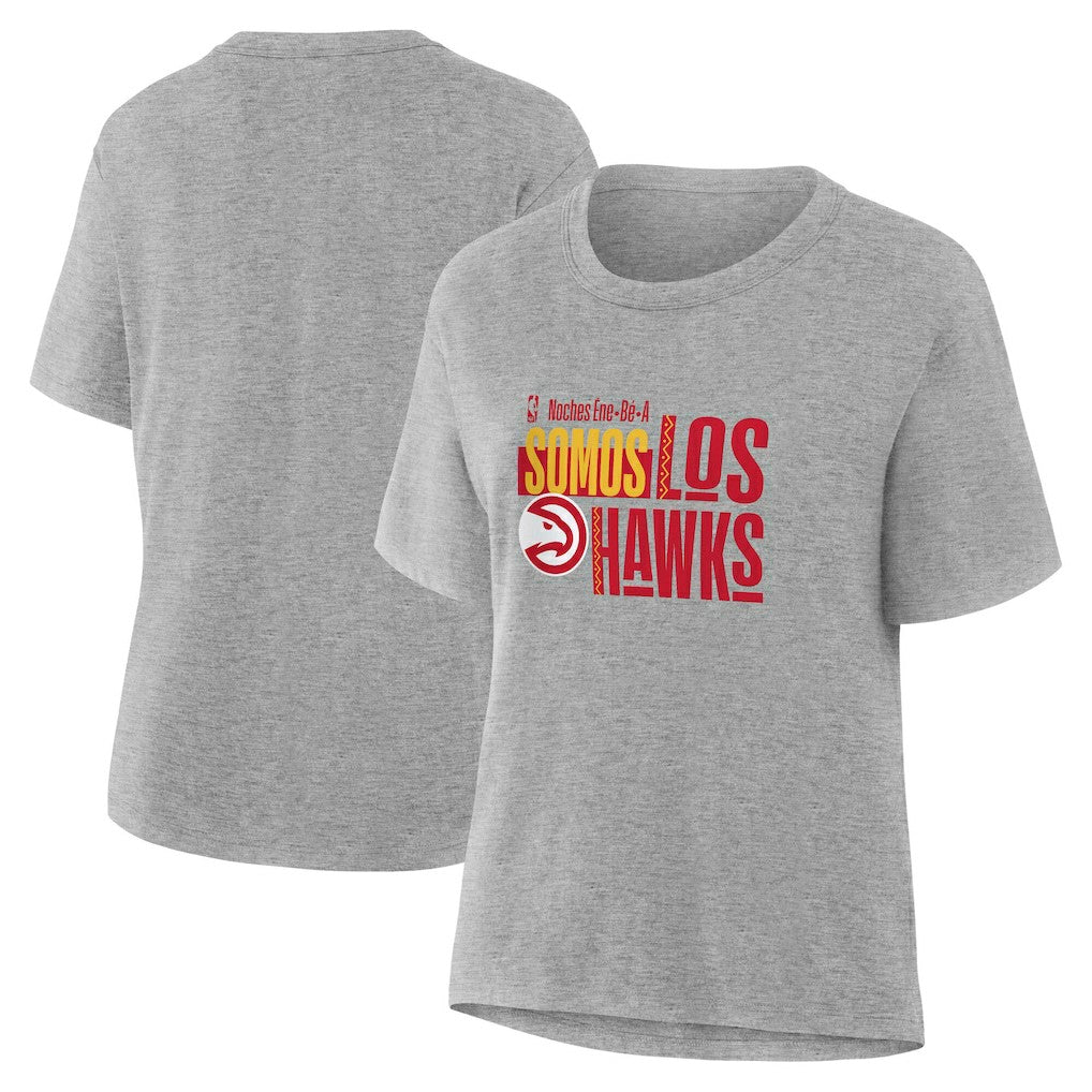 Atlanta Hawks Women's Noches Training T-Shirt Gray - NBA