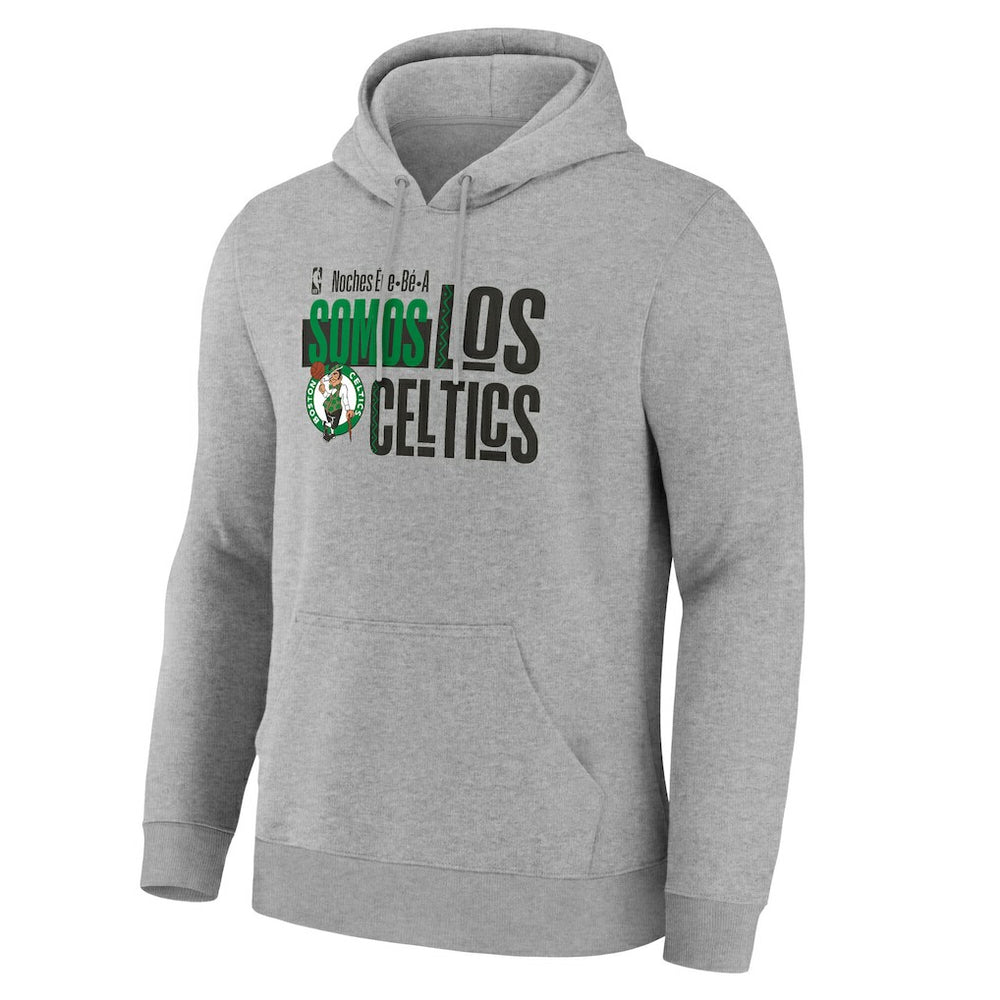 Boston Celtics Noches Training Hoodie Gray - NBA