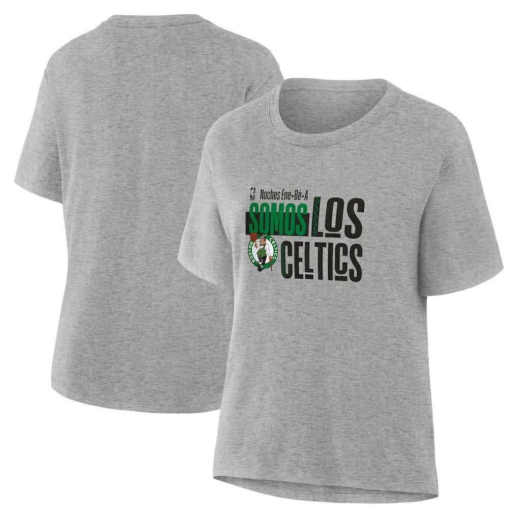 Boston Celtics Women's Noches Training T-Shirt Gray - NBA