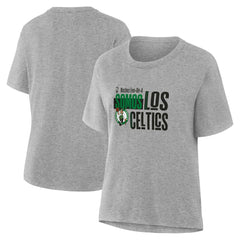 Boston Celtics Women's Noches Training T-Shirt Gray - NBA