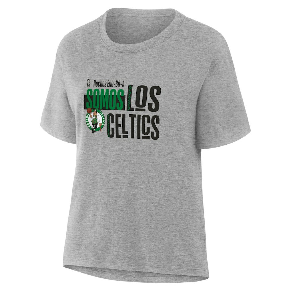 Boston Celtics Women's Noches Training T-Shirt Gray - NBA