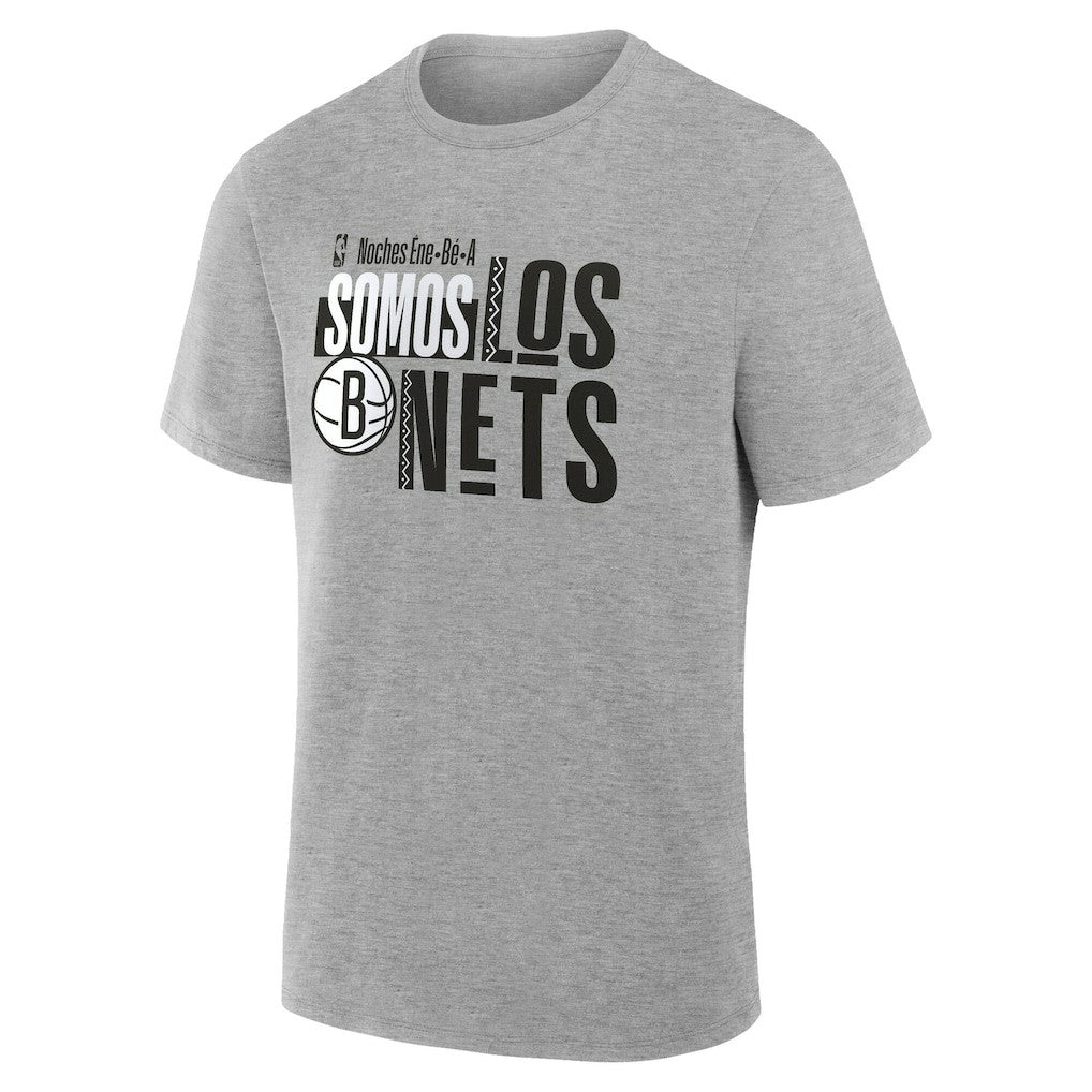 Brooklyn Nets Noches Training T-Shirt Gray - NBA