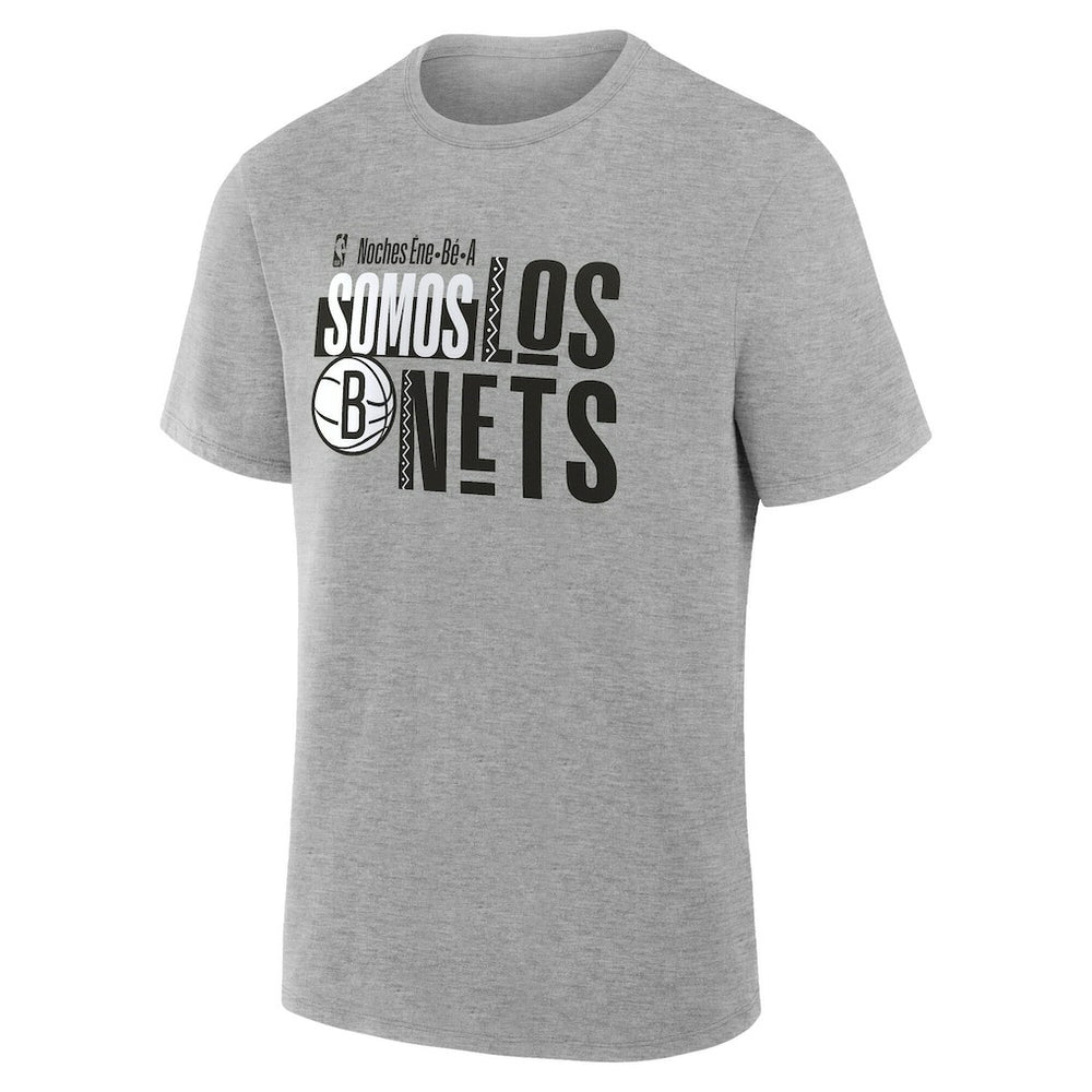 Brooklyn Nets Noches Training T-Shirt Gray - NBA