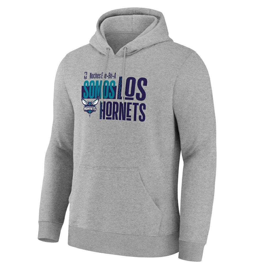 Charlotte Hornets Noches Training Hoodie Gray - NBA