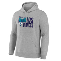 Charlotte Hornets Noches Training Hoodie Gray - NBA