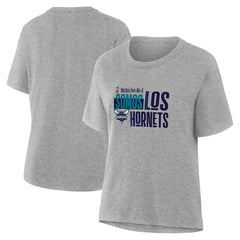 Charlotte Hornets Women's Noches Training T-Shirt Gray - NBA