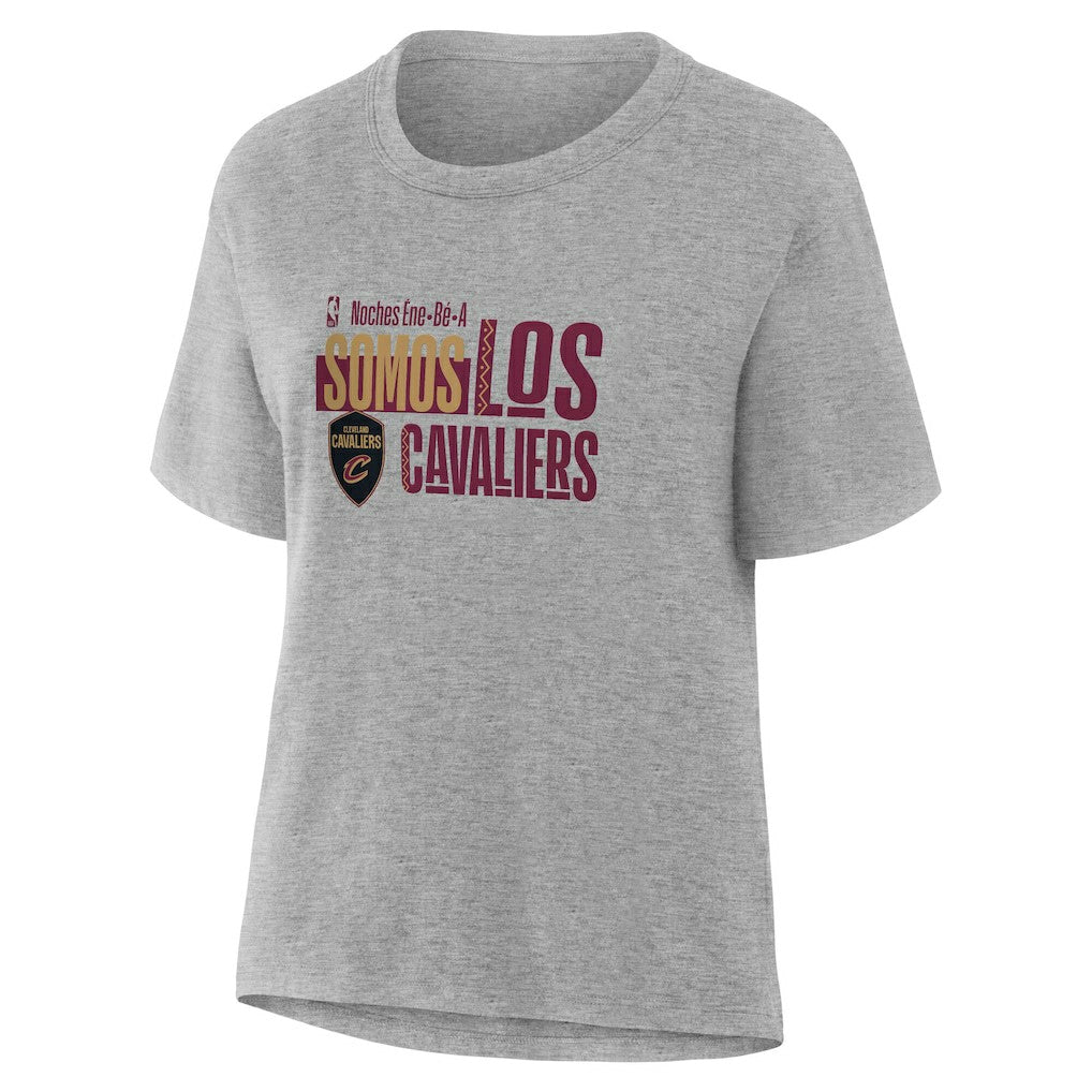 Cleveland Cavaliers Women's Noches Training T-Shirt Gray - NBA