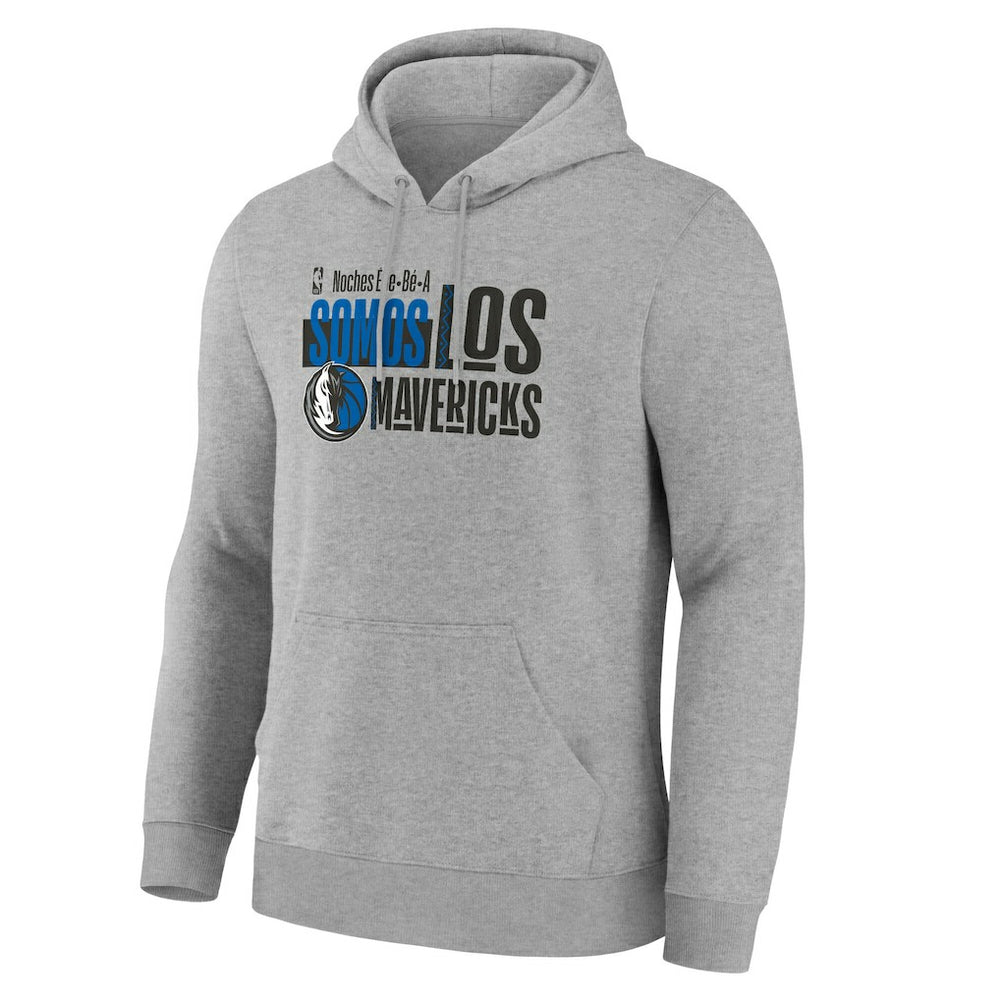 Dallas Mavericks Noches Training Hoodie Gray - NBA