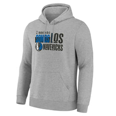 Dallas Mavericks Noches Training Hoodie Gray - NBA