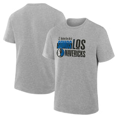 Dallas Mavericks Noches Training T-Shirt Gray - NBA