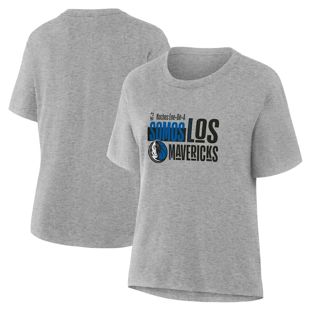 Dallas Mavericks Women's Noches Training T-Shirt Gray - NBA