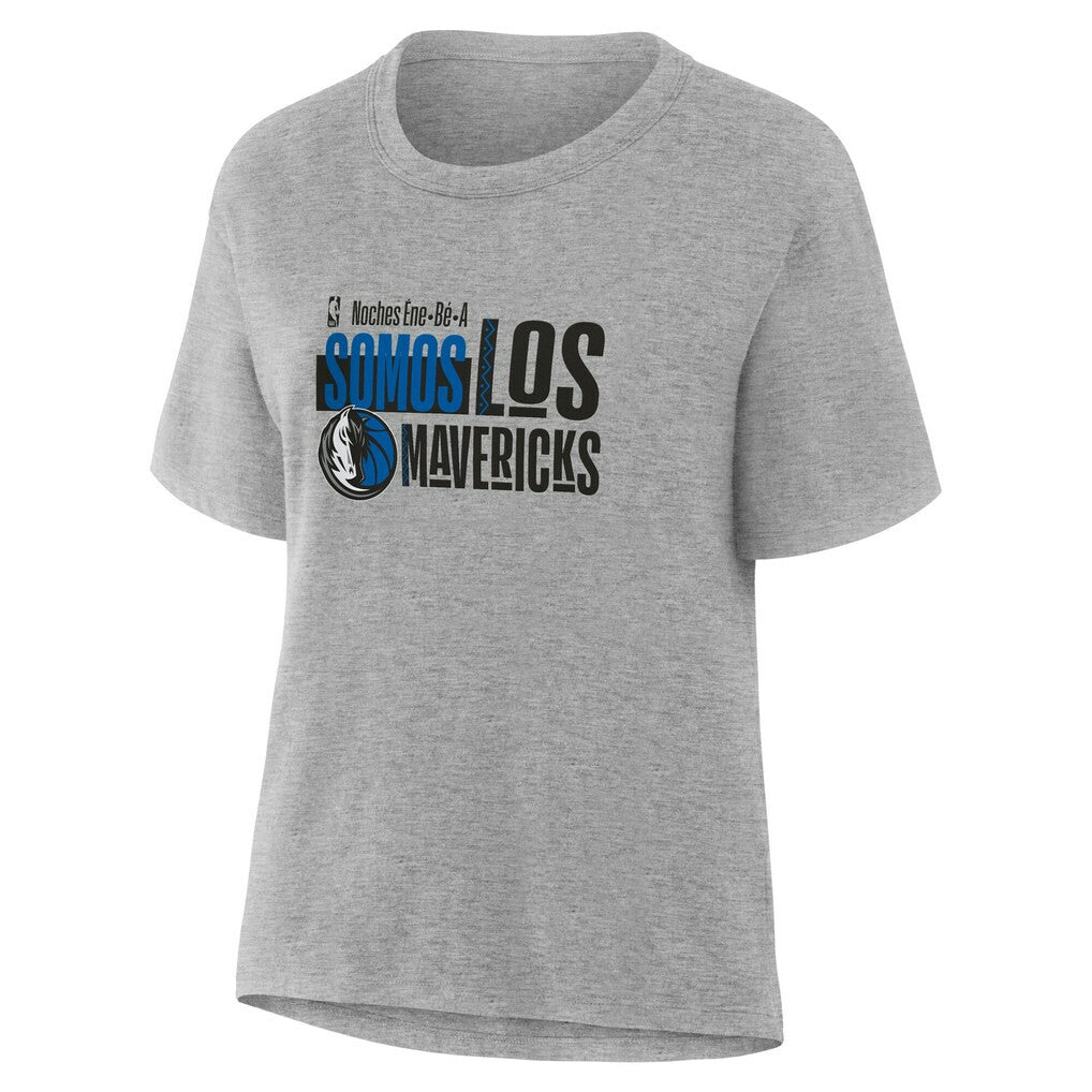 Dallas Mavericks Women's Noches Training T-Shirt Gray - NBA