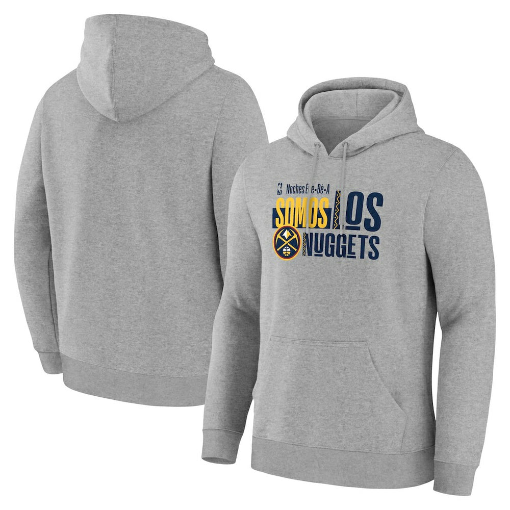 Denver Nuggets Noches Training Hoodie Gray - NBA