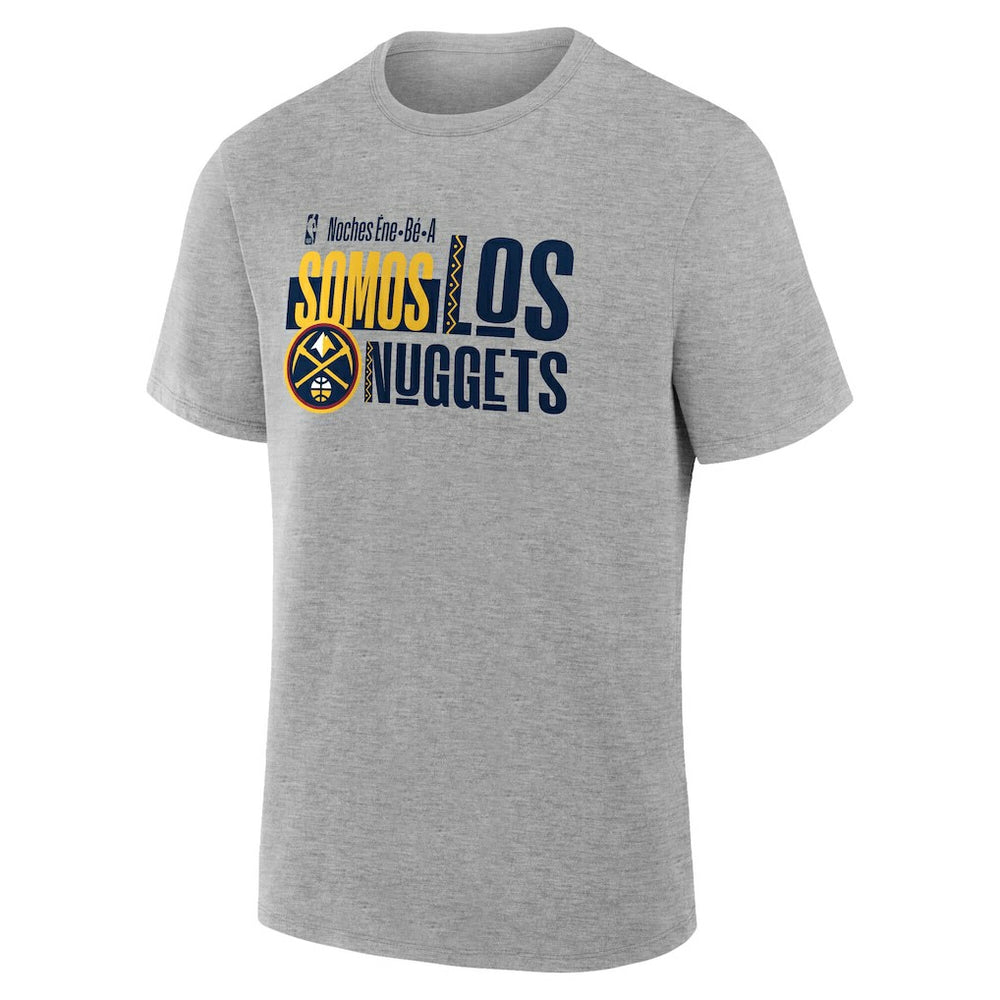 Denver Nuggets Noches Training T-Shirt Gray - NBA