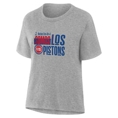 Detroit Pistons Women's Noches Training T-Shirt Gray - NBA
