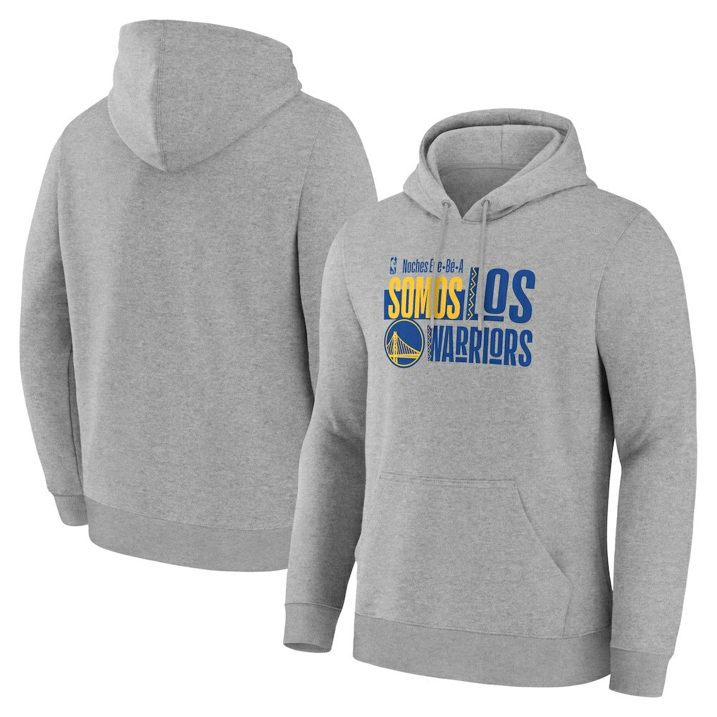 Golden State Warriors Noches Training Hoodie Gray - NBA