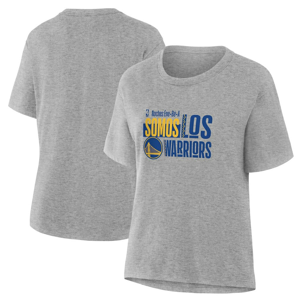 Golden State Warriors Women's Noches Training T-Shirt Gray - NBA