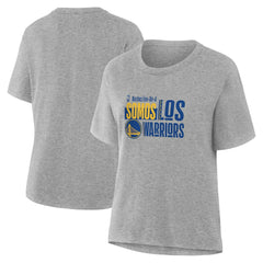 Golden State Warriors Women's Noches Training T-Shirt Gray - NBA
