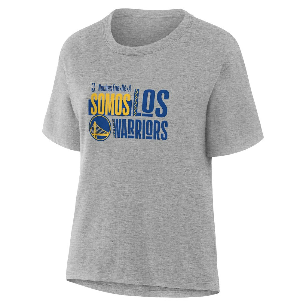 Golden State Warriors Women's Noches Training T-Shirt Gray - NBA