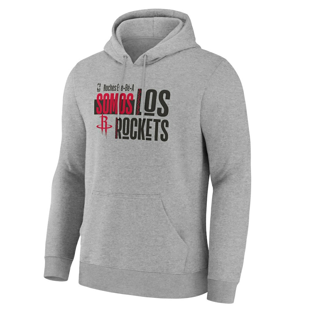 Houston Rockets Noches Training Hoodie Gray - NBA