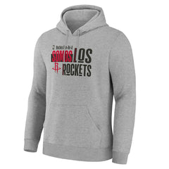 Houston Rockets Noches Training Hoodie Gray - NBA