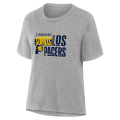 Indiana Pacers Women's Noches Training T-Shirt Gray - NBA