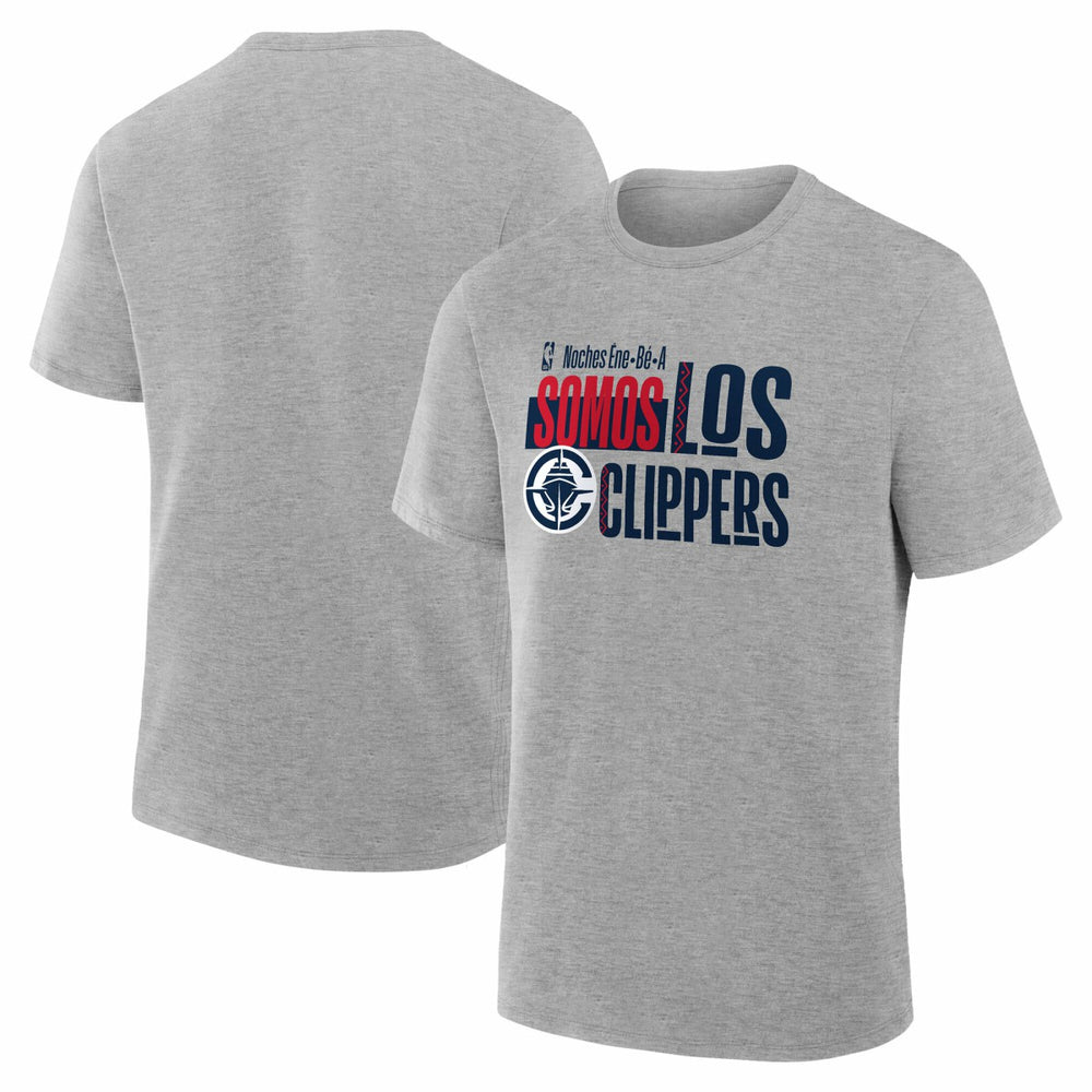 LA Clippers Noches Training T-Shirt Gray - NBA