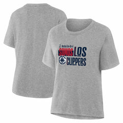 LA Clippers Women's Noches Training T-Shirt Gray - NBA