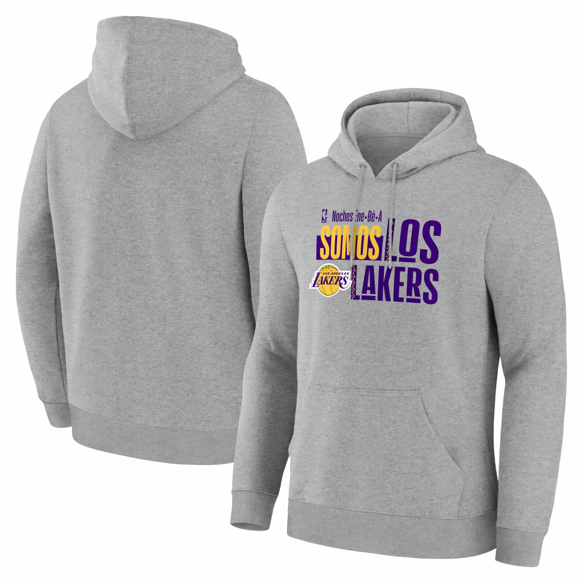 Los Angeles Lakers Noches Training Hoodie Gray - NBA