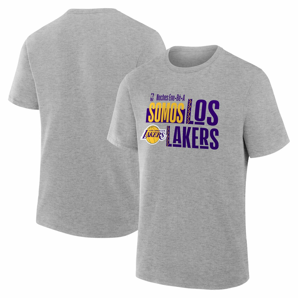 Los Angeles Lakers Noches Training T-Shirt Gray - NBA