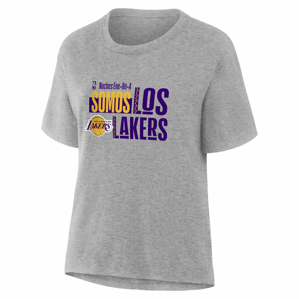Los Angeles Lakers Women's Noches Training T-Shirt Gray - NBA
