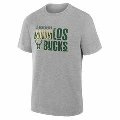 Milwaukee Bucks Noches Training T-Shirt Gray - NBA