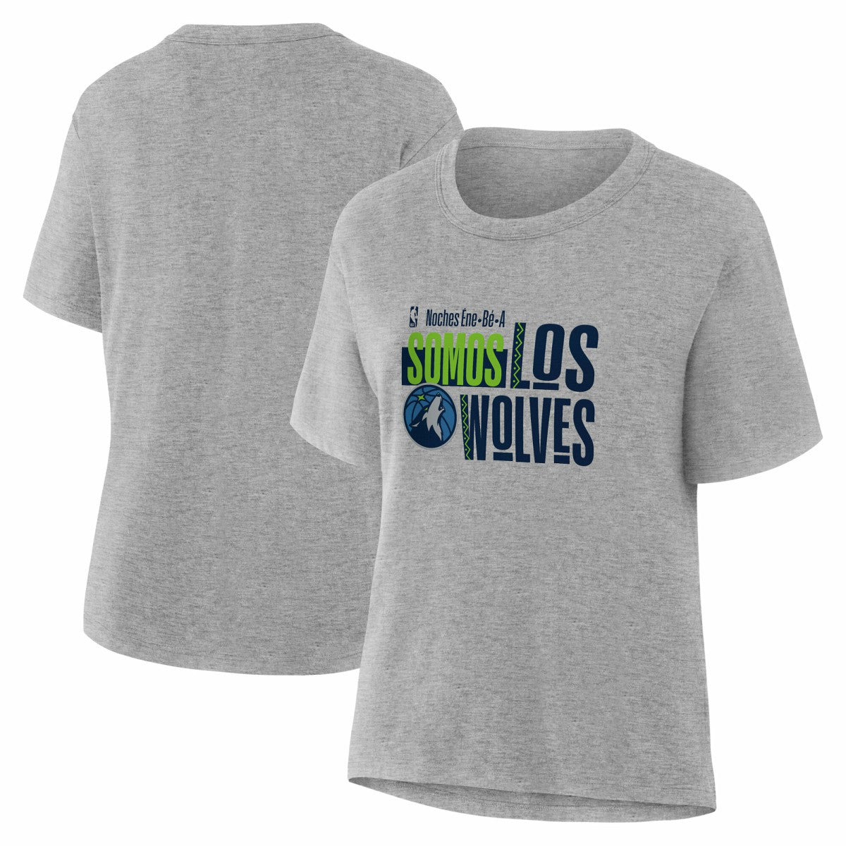 Minnesota Timberwolves Women's Noches Training T-Shirt Gray - NBA